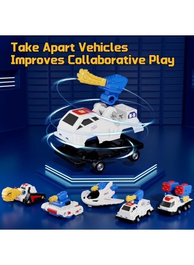 LBMT 50PCS Kids Magnetic Transforme Robot Toy, Magnetic Mecha Assembled Toy Sets,Toddler STEM Educational Learning Toy with Screw Tool and Storage Box,Birthday Gifts for 3+ Years Old Boy Girl - Image 5